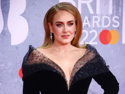 Adele in England jersey at Bad Bunny's historic London stadium gig