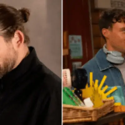 Emmerdale's Kev reveals he's Lewis' dad in cringeworthy musical moment