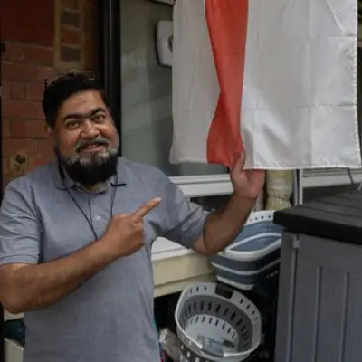 London's 'most patriotic estate' draped in St George flags for World Cup 2026