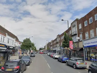 Man, 45, stabbed in Ruislip High Street; air ambulance attends, man arrested
