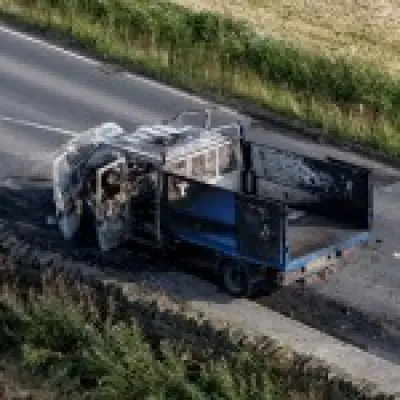 Man and child fighting for life after lorry explosion near UK pub