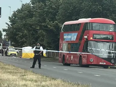 Murder probe after man, 22, stabbed to death near Heathrow; suspect still at large