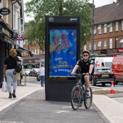 North London Cycle Lane Built Around Advertising Board Baffles Cyclists
