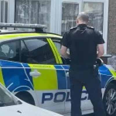 Quiet London street becomes crime scene after body found 100 miles away