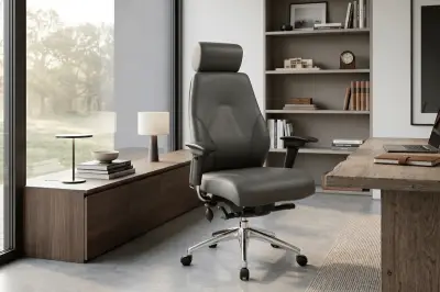 Save up to 75% on ergonomic leather office chairs in clearance sale