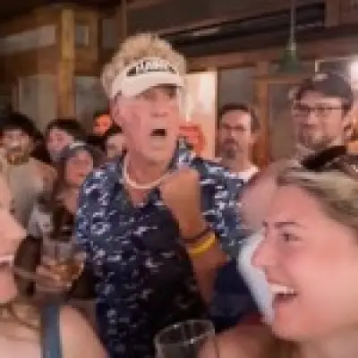 Will Ferrell crashes England fans' World Cup party to belt out Sweet Caroline