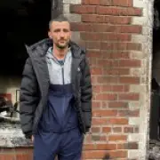 Belfast riot victim watches late father's belongings burn as home destroyed