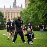 Dads play 10-min football match to highlight UK paternity leave crisis