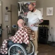 Dementia-friendly barber brings dignity and joy to care home men