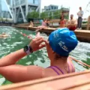 London opens first natural water swimming pool in Canary Wharf
