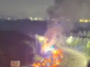 M25 Lorry Fire Causes Major Delays and Closure Until Rush Hour