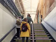 Man blocks 80-year-old woman on stairs, sparks outrage