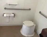 Man rescued after falling into vault toilet at California campsite