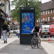 North London Cycle Lane Built Around Advertising Board Baffles Cyclists