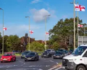 Oxfordshire council seeks injunction over England flags tied to lamp-posts