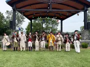 Revolutionary War re-enactors step up for US semiquincentennial