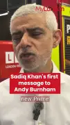 Sadiq Khan warns Andy Burnham: London success benefits whole UK