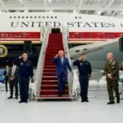 Trump unveils lavish £300m temporary Air Force One dubbed 'Flying White House'