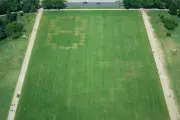 US authorities probe massive '8647' etching on National Mall grass