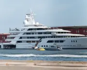 Venice protesters plan to disrupt US ambassador's superyacht visit over fireworks view fears