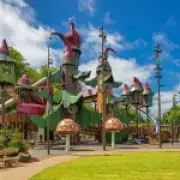 World's largest kids play park in UK: Lilidorei at Alnwick Garden