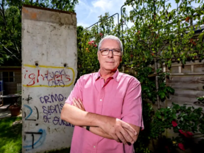 Berlin Wall piece in South London garden sparks neighbour row
