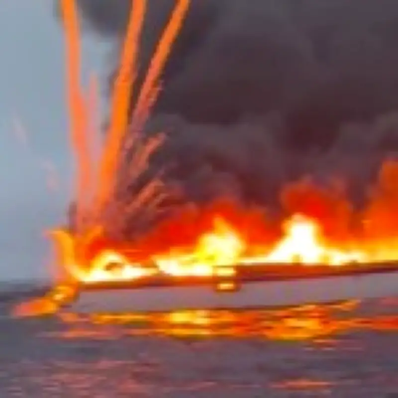 Four rescued after motorboat fire off Isles of Scilly coast