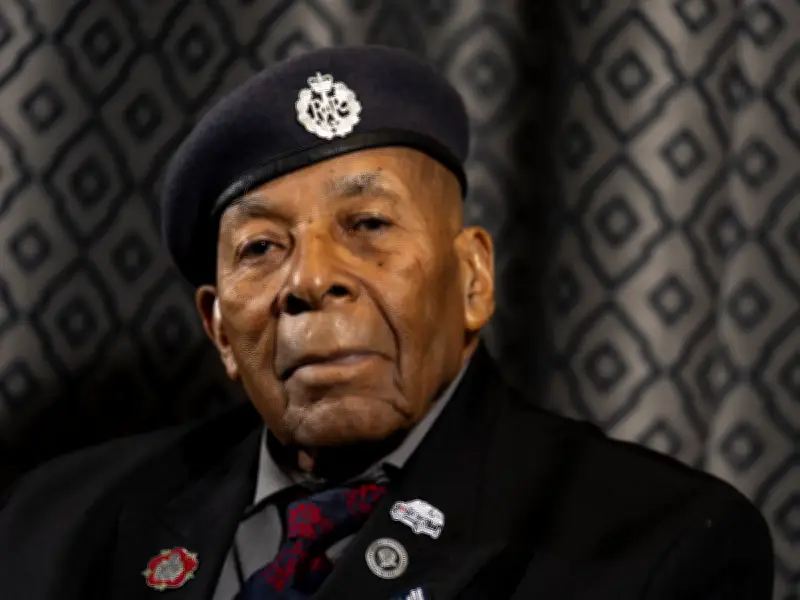 Jamaican WWII veteran who lied about age to join RAF honoured at funeral
