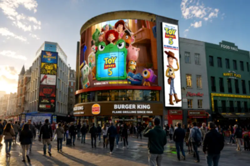 Leicester Square's huge new curved LED screen The Curve to launch by end of summer
