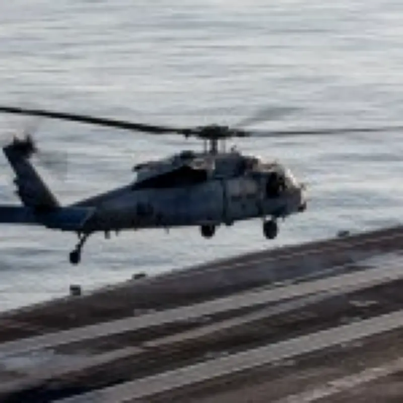 Missing crew member after US Navy helicopter crash in Arabian Sea