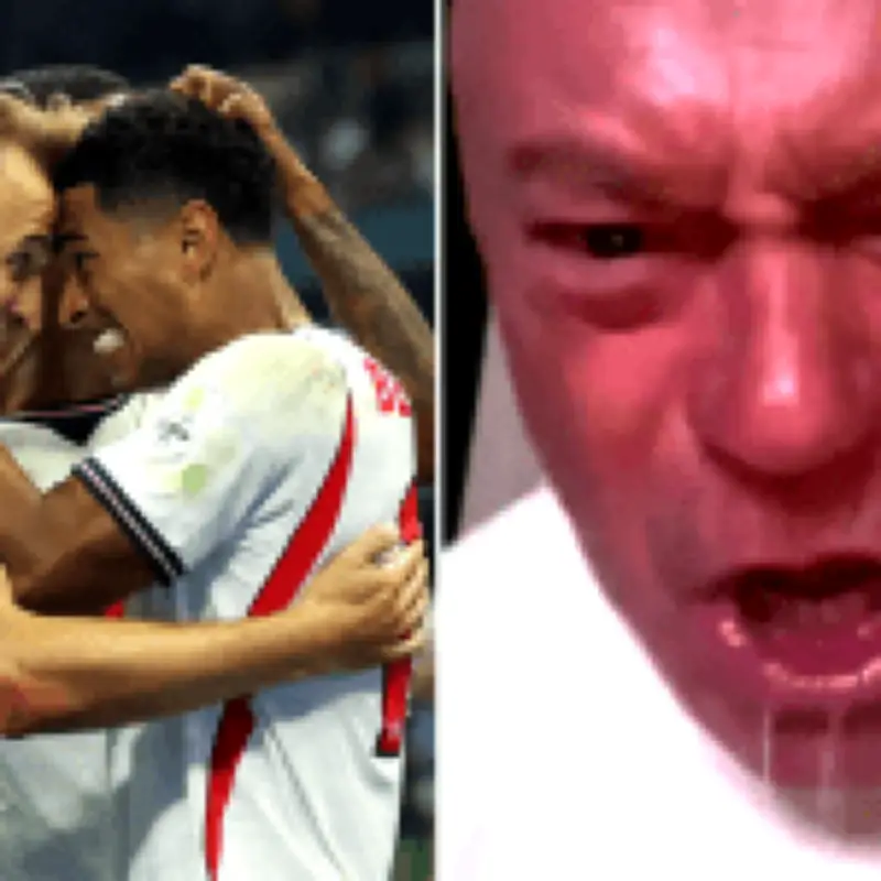 Ross Kemp drools over England top celebrating Bellingham goal at World Cup
