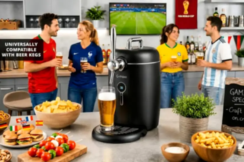 Wowcher Beer Dispenser: SilentMode Keg Cooler for Home Bars at £99.99