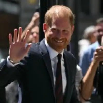 Prince Harry beams at London Invictus event after Buckingham Palace lodging snub