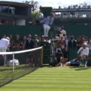 Nick Kyrgios swears at Wimbledon umpire over 'dumb' rule, says 'fine me, I don't care'