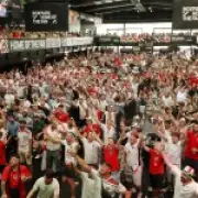 Pint-throwing England fans ruining World Cup fan park experience
