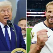 Trump reveals golf link with England captain Harry Kane