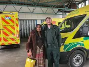 Woman, 24, thanks paramedic who saved her life after suicide attempt